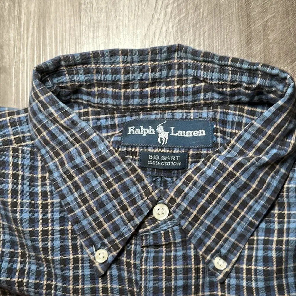 Ralph Lauren Big Shirt Long Sleeve Button Down - Large